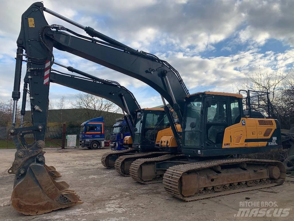 Hyundai HX220A L Vikšriniai ekskavatoriai