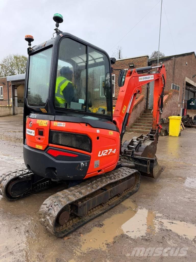 Kubota U 27-4 Mini ekskavatoriai < 7 t