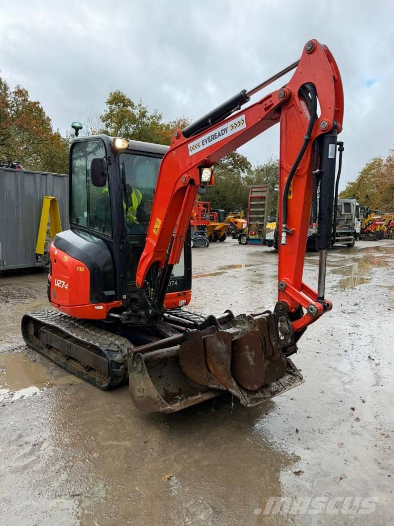 Kubota U 27-4 Mini ekskavatoriai < 7 t