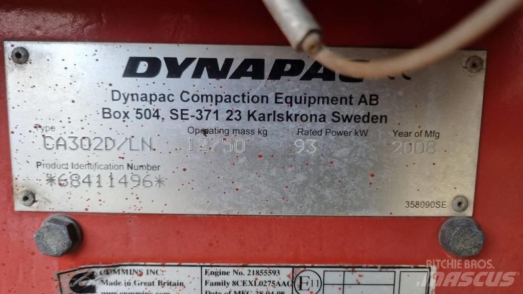 Dynapac CA302D, Vält Vieno būgno volai