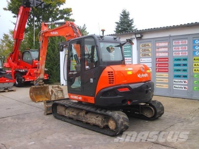 Kubota KX080-4a Vikšriniai ekskavatoriai