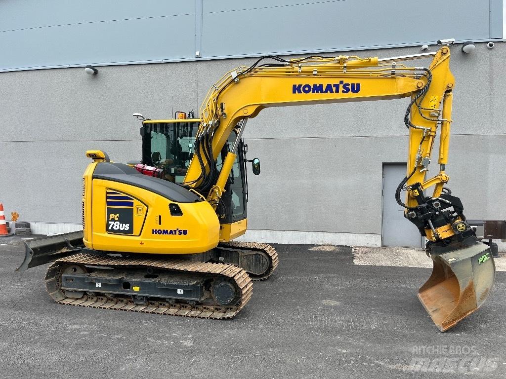 Komatsu Pc78us-11e0 Vikšriniai ekskavatoriai
