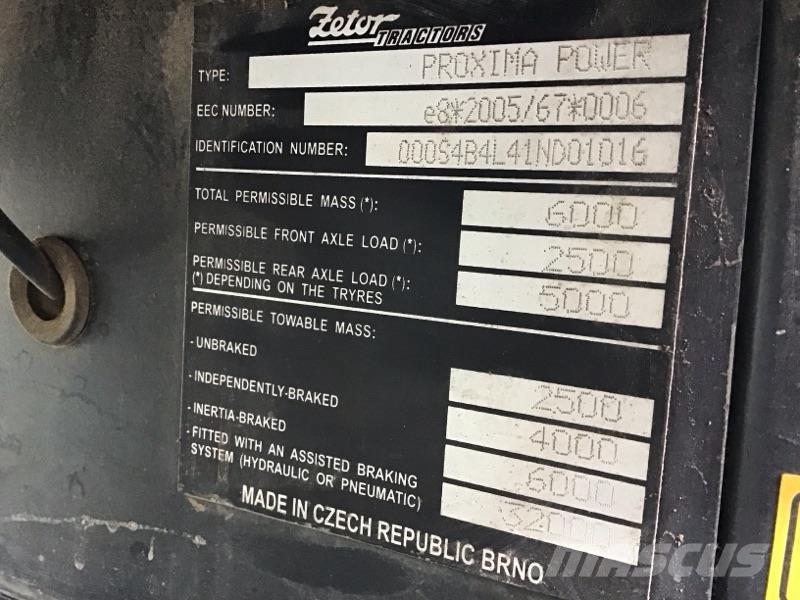 Zetor Proxima 120 Traktoriai