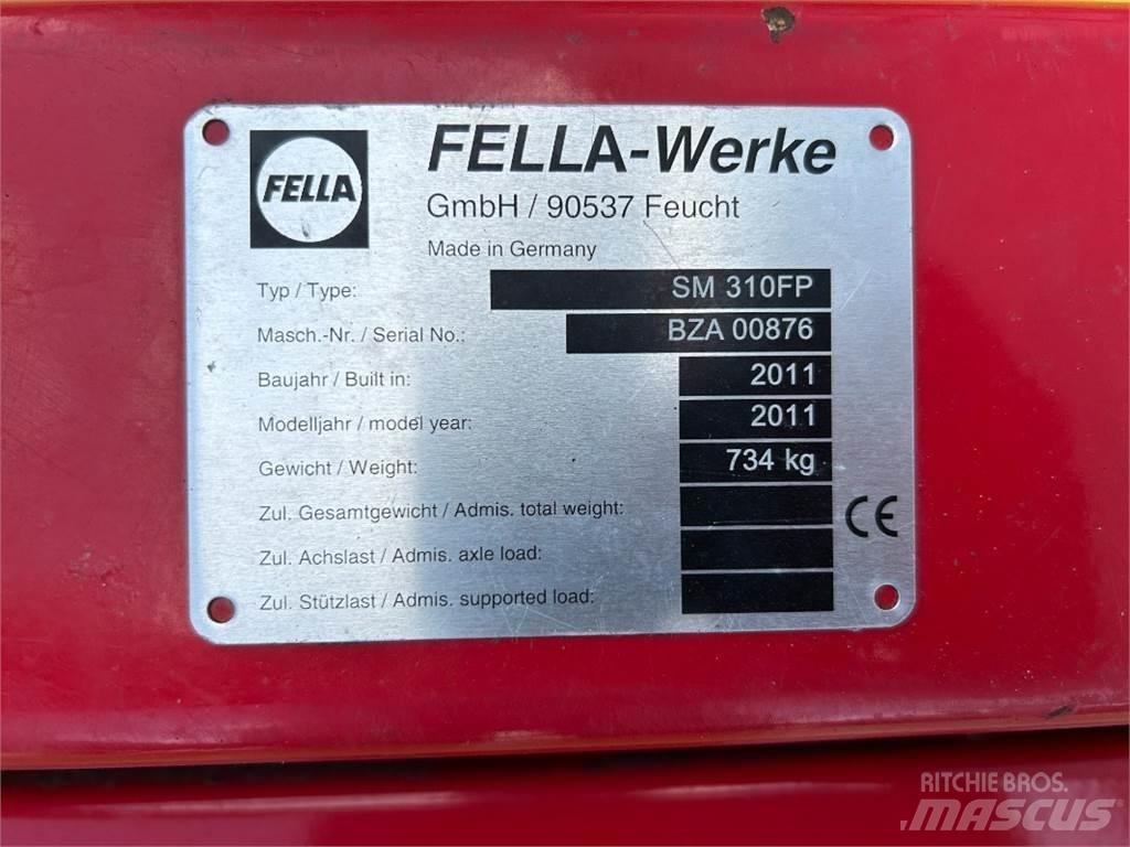 Fella SM 310 FP Formuojančios žoliapjovės