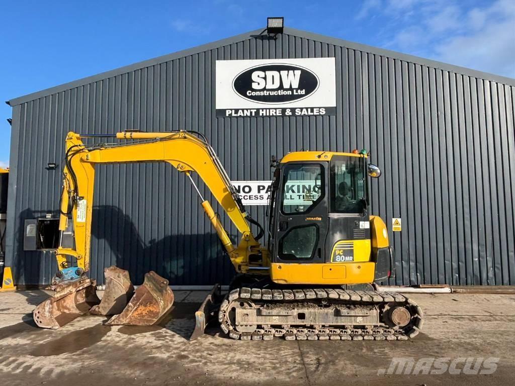 Komatsu PC 80 MR-3 Vidutinės galios ekskavatoriai 7-12 t