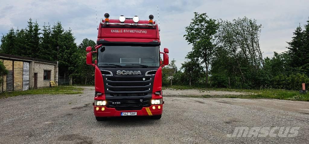 Scania R 730 Sunkvežimiai su keliamuoju kabliu
