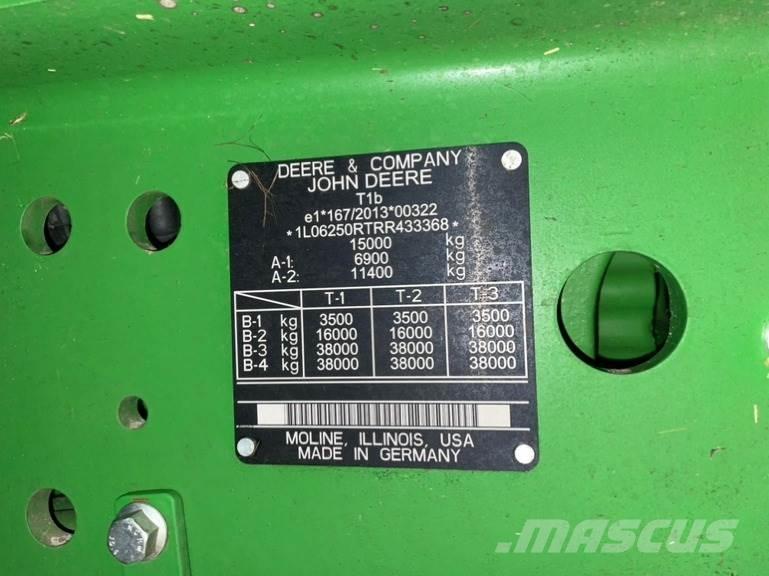 John Deere 6R 250 Traktoriai