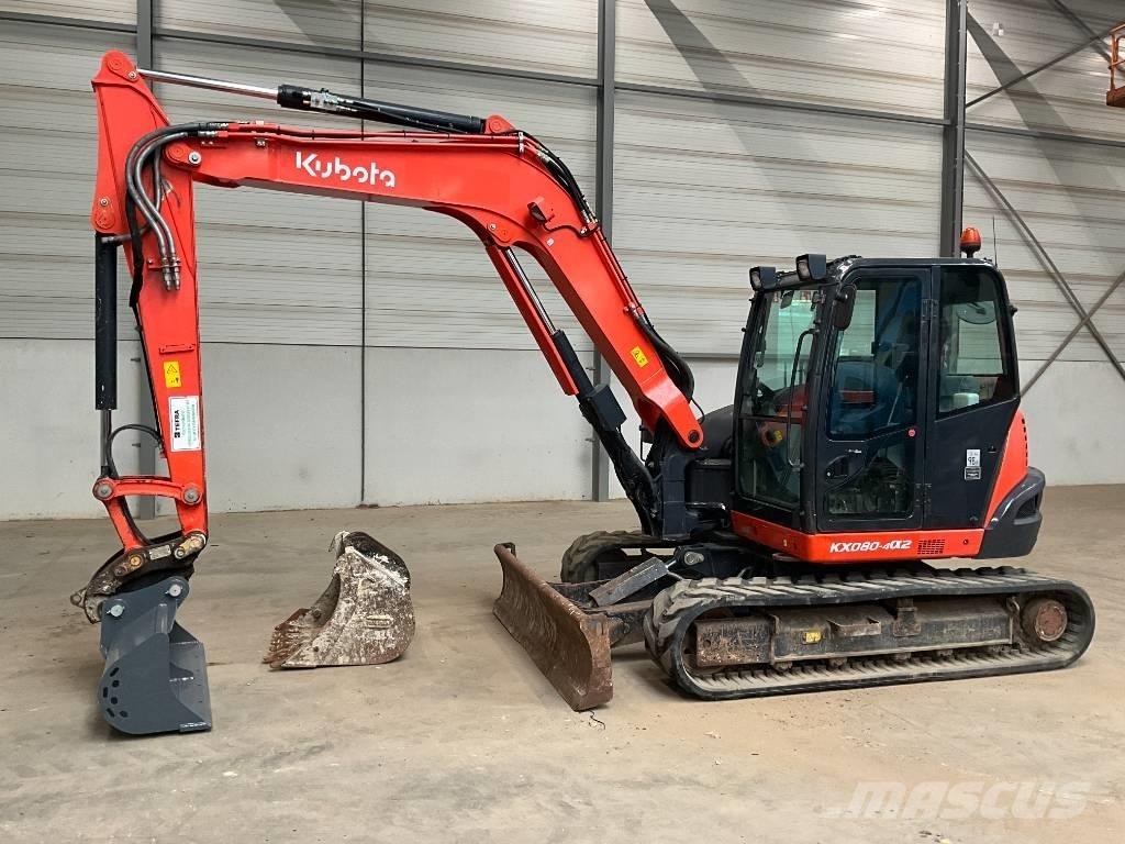 Kubota KX 080-4 A 2 Vidutinės galios ekskavatoriai 7-12 t