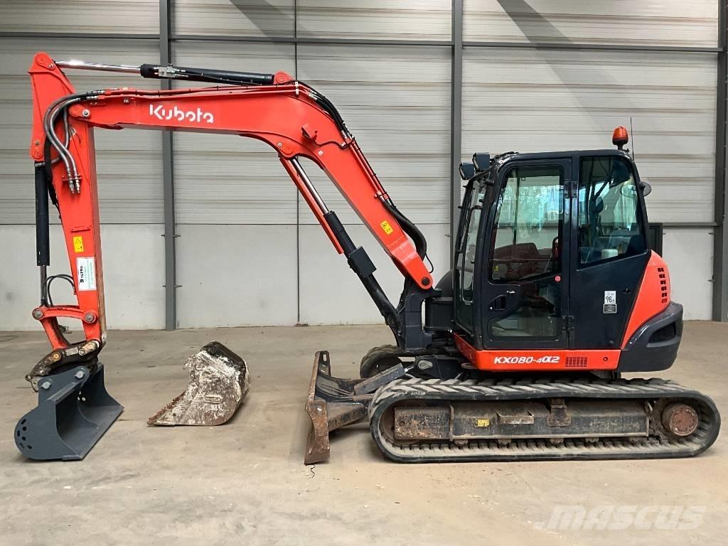 Kubota KX 080-4 A 2 Vidutinės galios ekskavatoriai 7-12 t