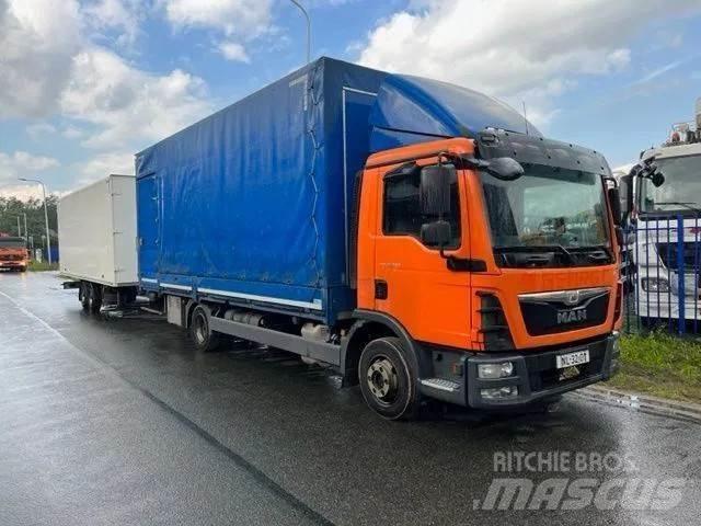 MAN TGL 8.220 Sunkvežimiai su dengtu kėbulu