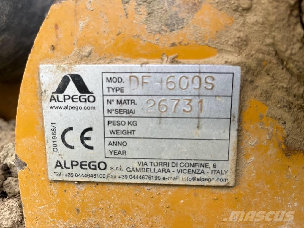 Alpego DF 600 Varomosios akėčios ir žemės frezos