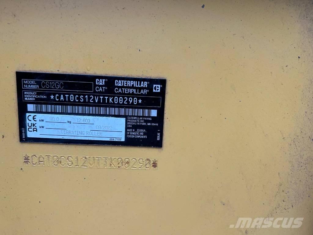 CAT CS 12 GC Vieno būgno volai