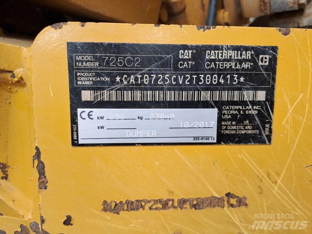 CAT 725C2 Karjeriniai savivarčiai