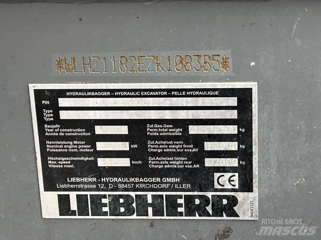 Liebherr A914 / LH18M Krovimas/Kėlimas - Kita