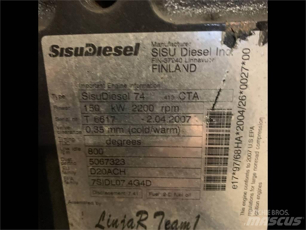 Sisu 74CTA Varikliai
