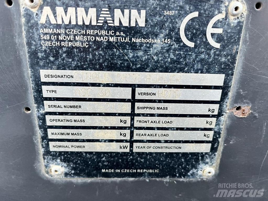 Ammann ASC 30 Vieno būgno volai