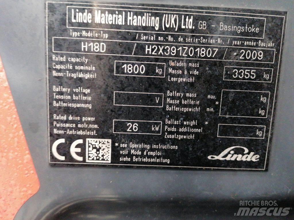 Linde H18D Dyzeliniai krautuvai