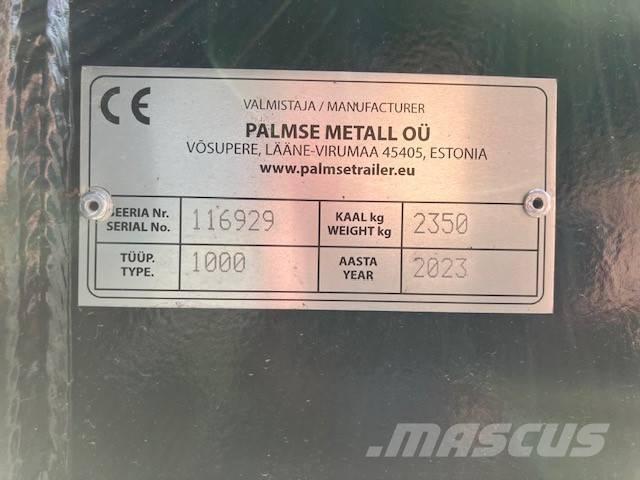 Palmse Trailer D1000 Savivartės priekabos