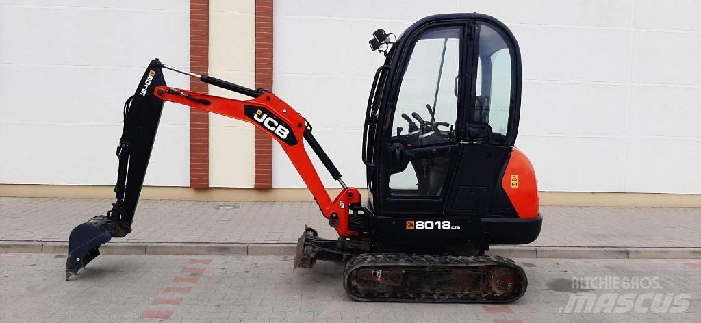 JCB 8018 CTS Mini ekskavatoriai < 7 t