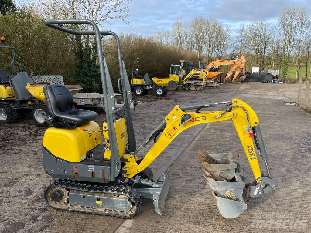 Wacker Neuson 803 Mini ekskavatoriai < 7 t