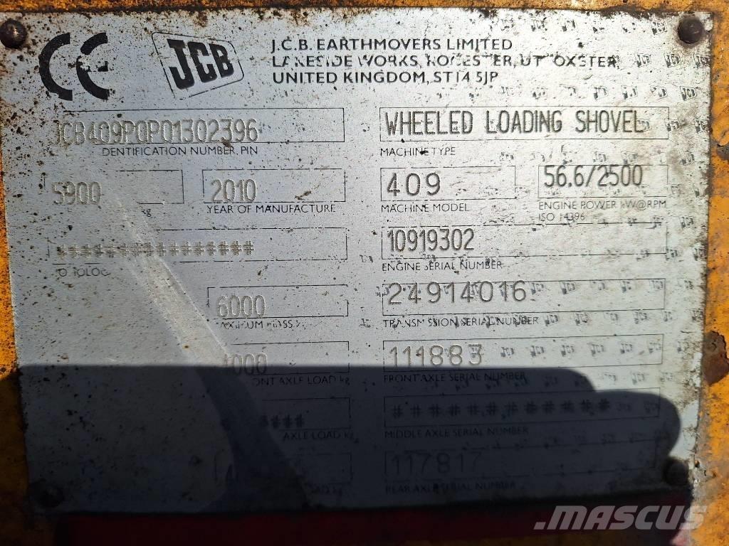 JCB 409 Naudoti ratiniai krautuvai