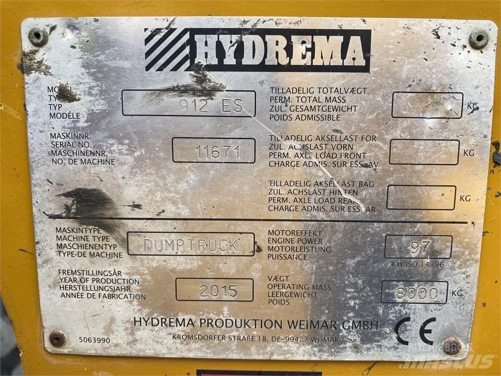 Hydrema 912ES Statybiniai savivarčiai sunkvežimiai