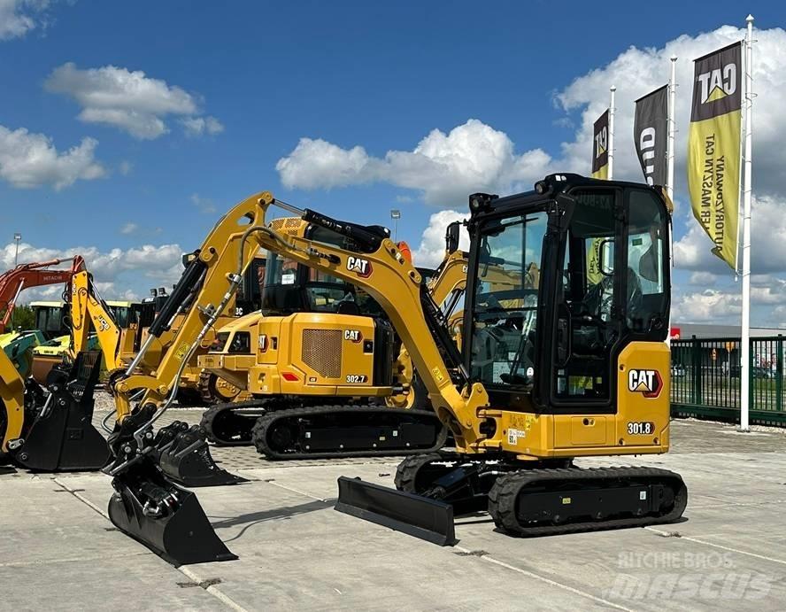 CAT 301.8 Mini ekskavatoriai < 7 t