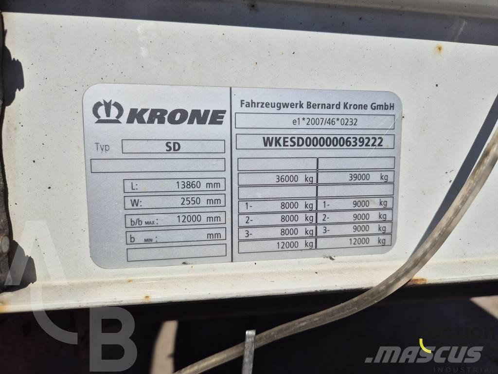 Krone SD Tentinės puspriekabės