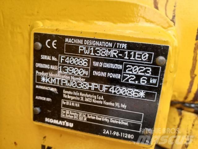 Komatsu PW138MR-11E0 Ratiniai ekskavatoriai