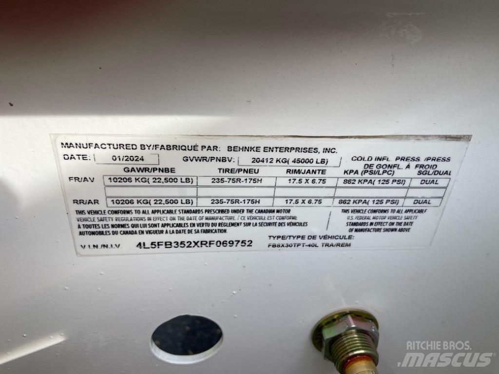 Behnke 8X30TPT-40L Mažų aukščių krautuvai