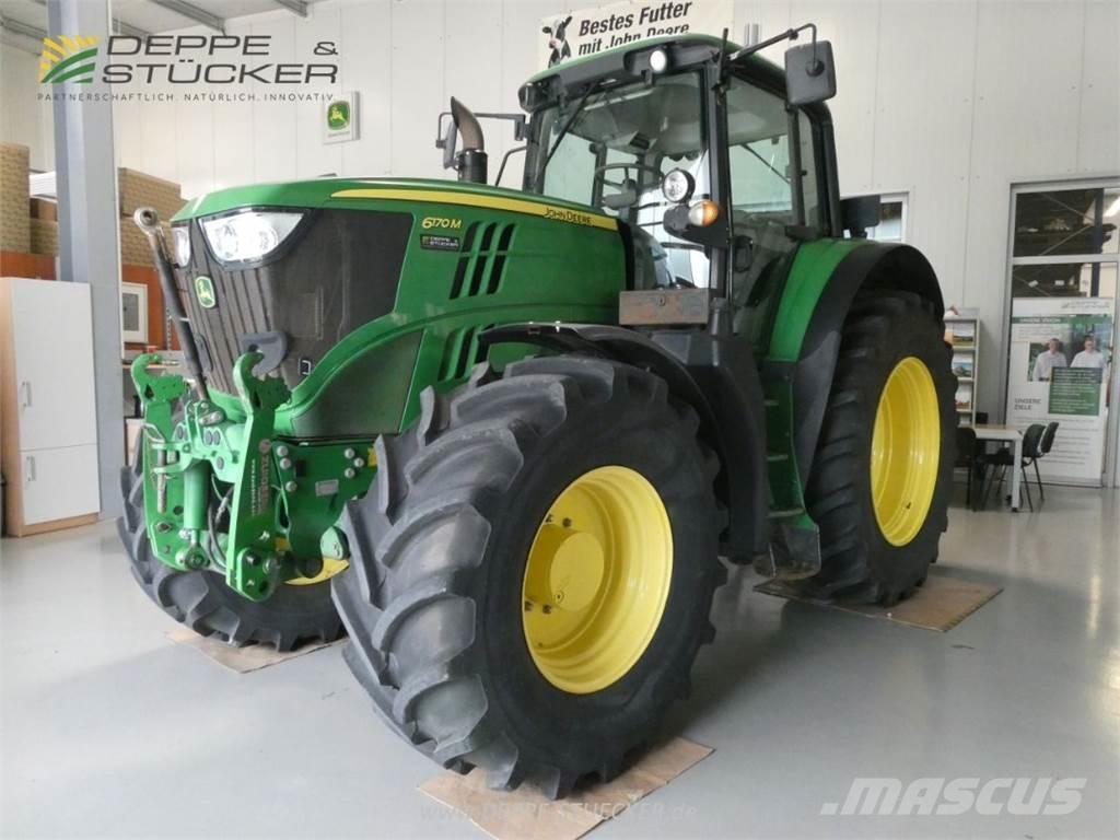 John Deere 6170M Traktoriai