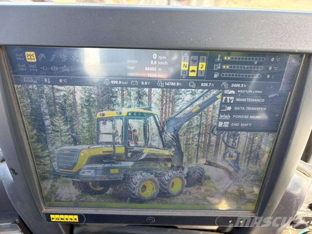 Ponsse Fox 8W Miško technika (Harvesteriai)