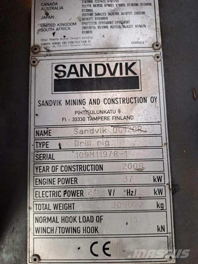 Sandvik DC 121R Žemės paviršiaus gręžimo technika