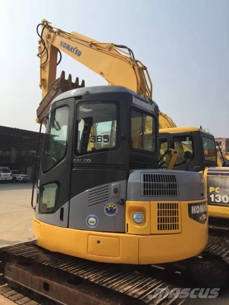 Komatsu pc78us Vidutinės galios ekskavatoriai 7-12 t