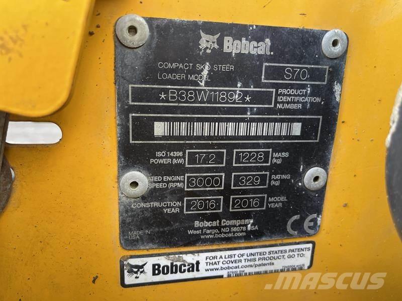 Bobcat S 70 Krautuvai su šoniniu pasukimu