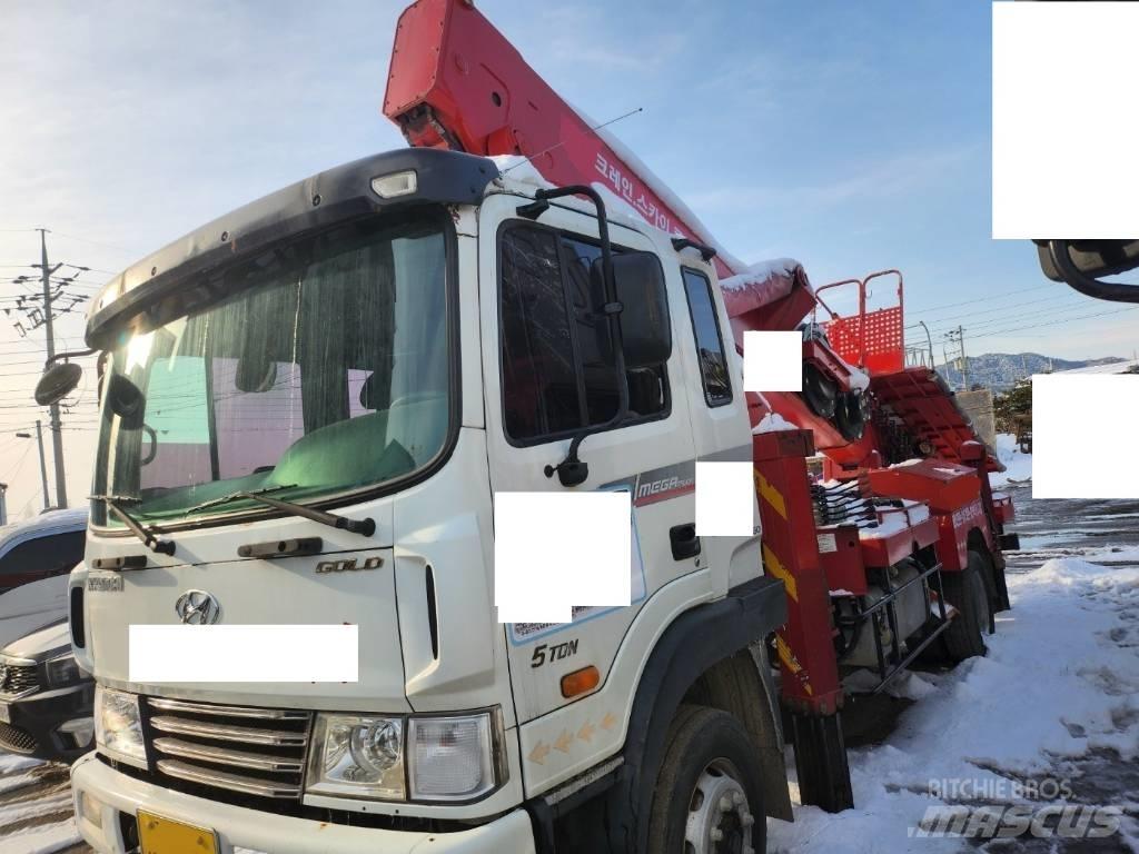  HANSHIN HS4070 Ant vilkikų montuojamos kėlimo platformos