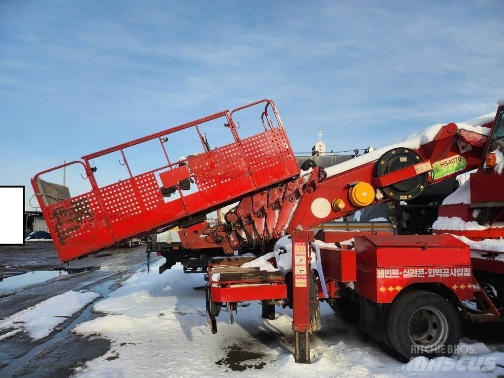 HANSHIN HS4070 Ant vilkikų montuojamos kėlimo platformos