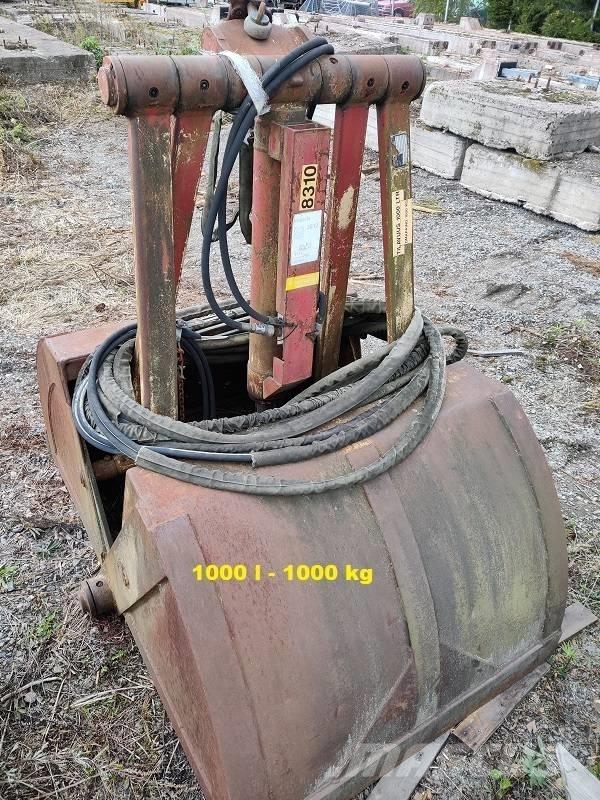 Priestman kauha Kranų dalys ir įranga