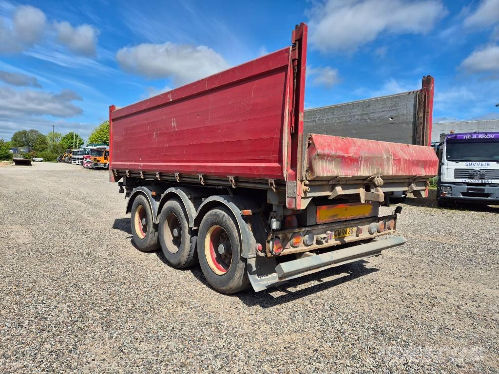 Nopa 3 axle tipper Savivartės priekabos