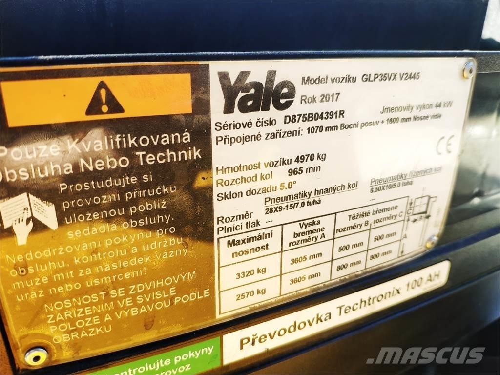 Yale GLP35VX LPG (dujiniai) krautuvai