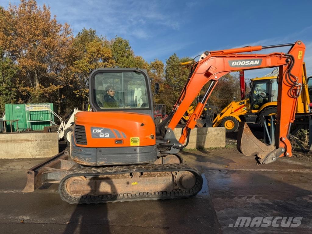 Doosan DX 63-3 Mini ekskavatoriai < 7 t