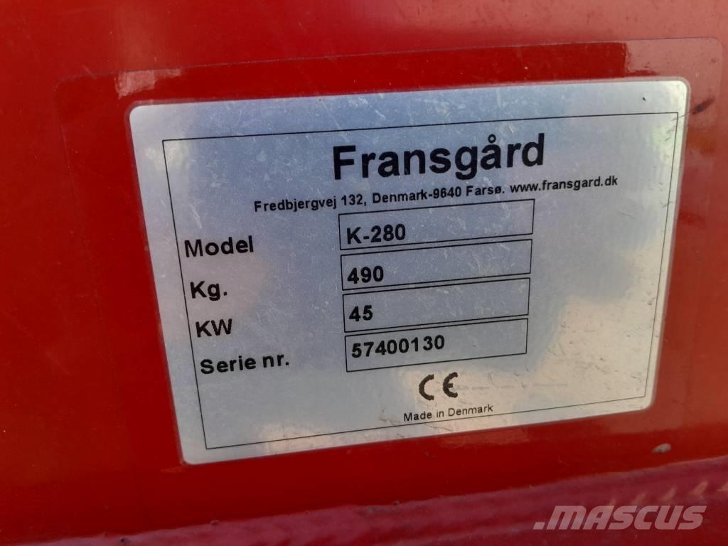 Fransgård 280 Šienapjovės