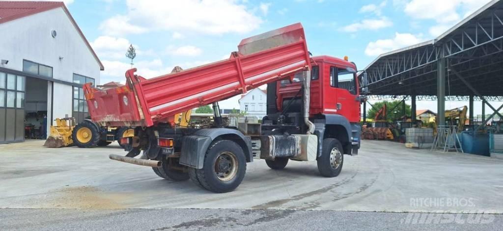 MAN 18.360 KIPER 4X4 Savivarčių priekabų vilkikai