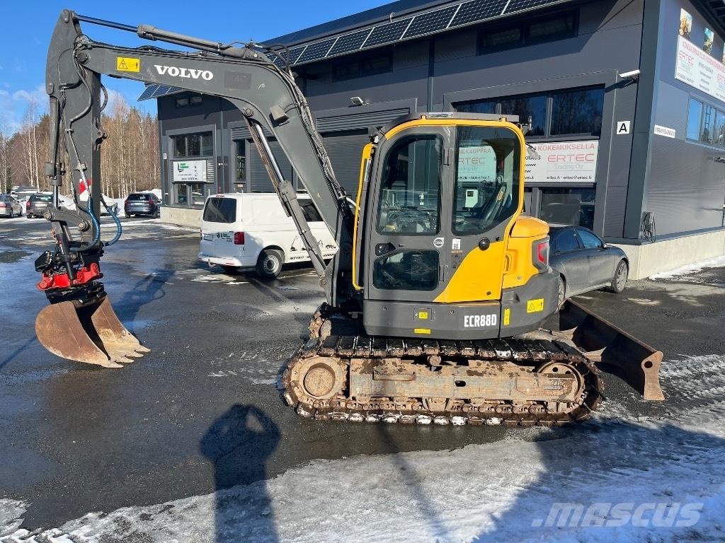 Volvo ECR 88 D Vidutinės galios ekskavatoriai 7-12 t