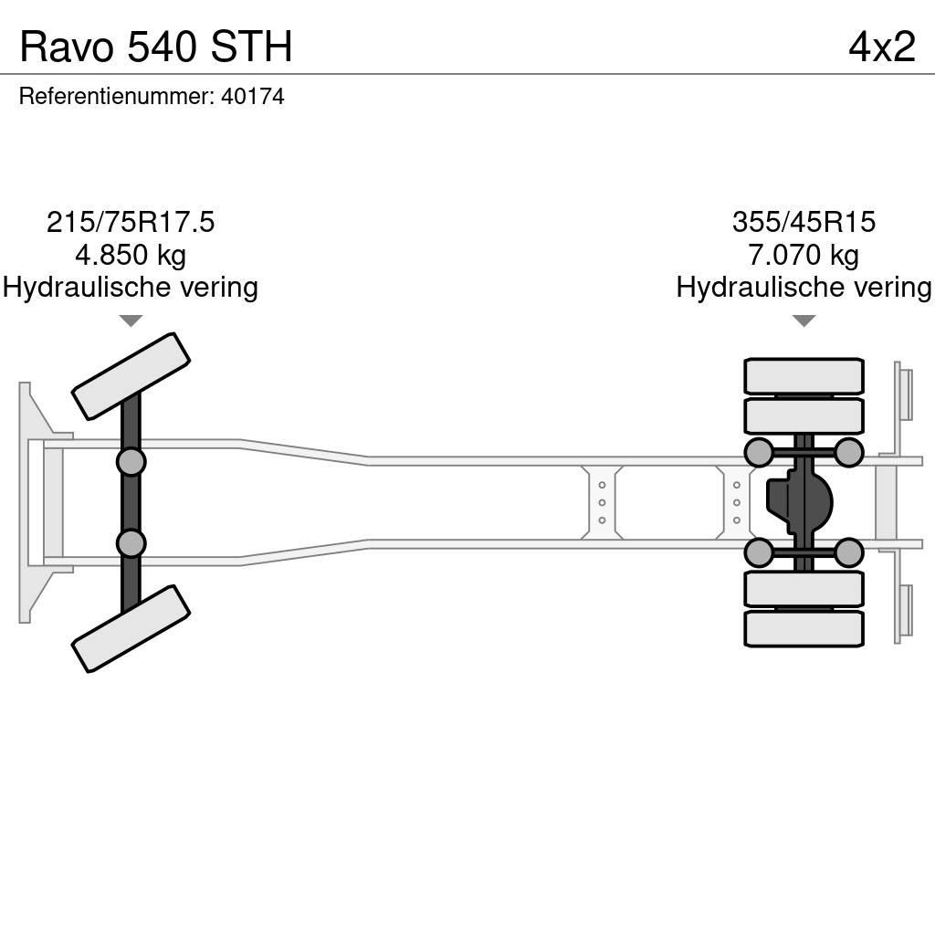 Ravo 540 STH Šlavimo sunkvežimiai