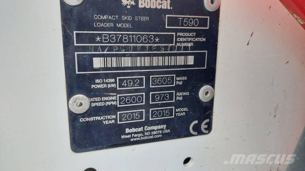 Bobcat T 590 Krautuvai su šoniniu pasukimu