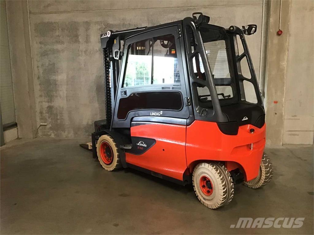 Linde E50HL Elektriniai šakiniai krautuvai