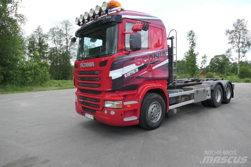 Scania R480lb6x2hsz Sunkvežimiai su keliamuoju kabliu