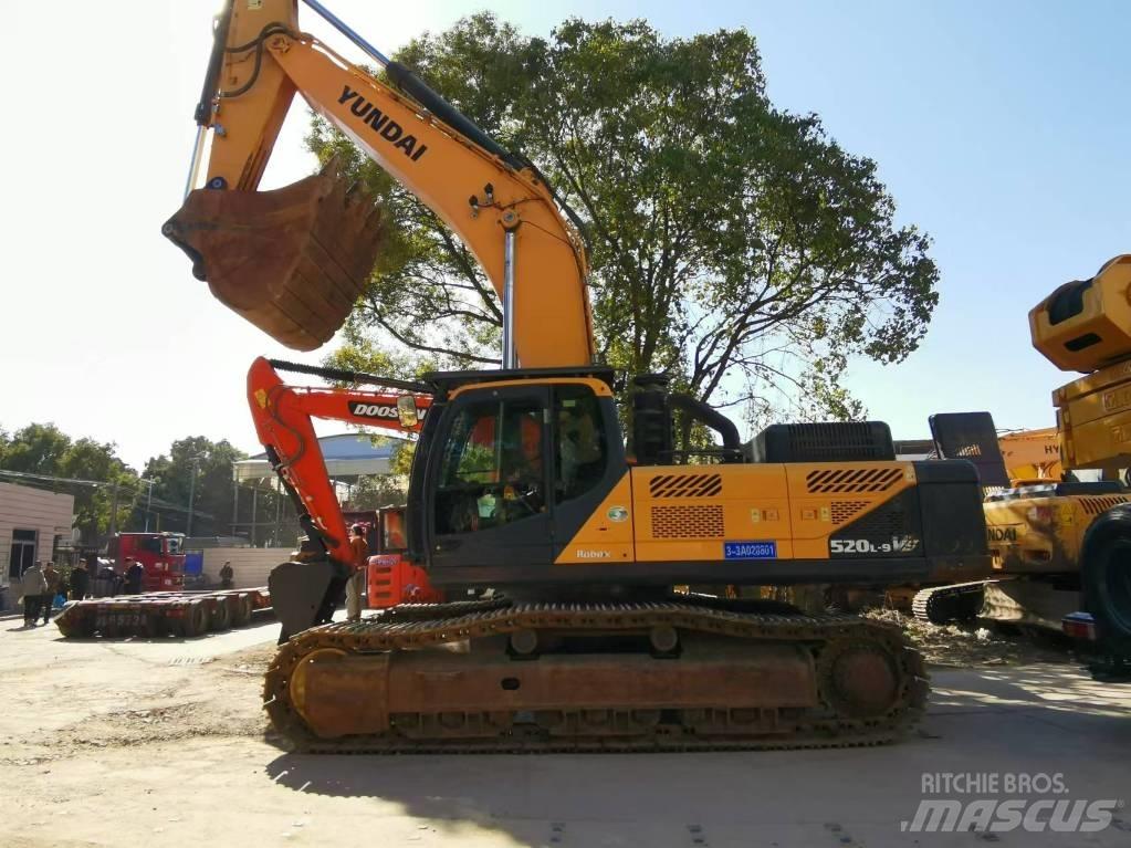 Hyundai 520L-9VS Vikšriniai ekskavatoriai
