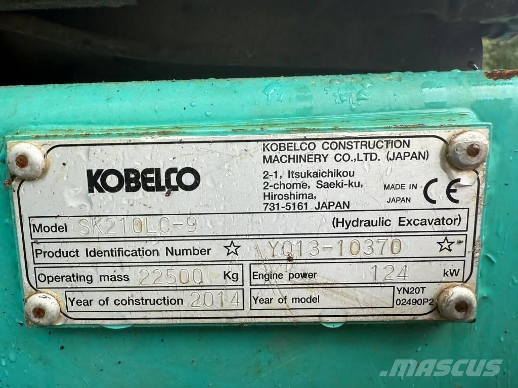 Kobelco SK 210 LC-9 Vikšriniai ekskavatoriai